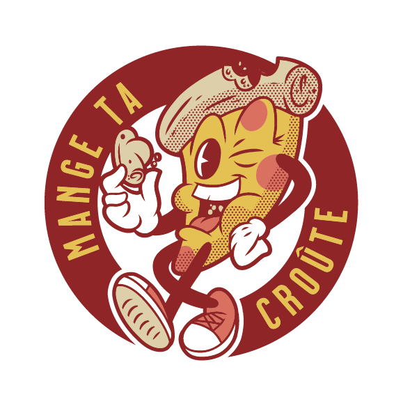 Mange ta croute logo pizza up